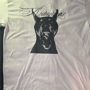 ANTAGONIST:White Graphic T-Shirt